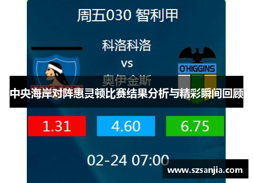 中央海岸对阵惠灵顿比赛结果分析与精彩瞬间回顾
